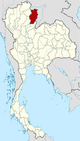 Nan Province map © GREASE, Thailand