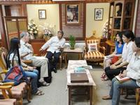 Researchers interview the Governor of Nan Province © GREASE, Thailand